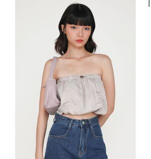 TTR Kallen Parachute Tube Top (Bone)