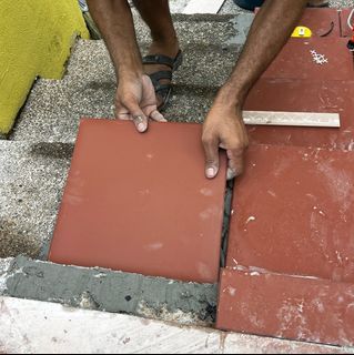 Tiling Brick Pebble Stone Epoxy floor Terracotta Sand flooring Installation Polish Layover Repair Hack/Disposal services