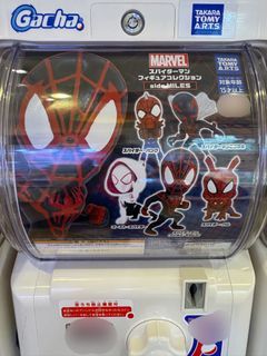 Spider ham Spiderman marvel takara tomy arts collectors item bought from Japan gachapon gashapon capsule toys side miles spider verse Peter porker spider man
