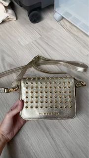 Burberry Mini Bag Studded Gold
