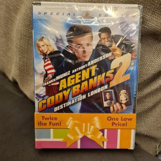 FREE TRACKABLE SHIPPING AND NEW AND SEALED! Value Pack of Agent Cody Banks and Afent Cody Banks 2 2-DVD 2 movie Special Editions Set starring Farnkie Muniz and Hilary Duff