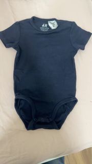 H&M Organic Cotton Baby Bodysuit 9-12 Months