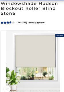 Windowshade Hudson Blackout Roller Blind for sale.