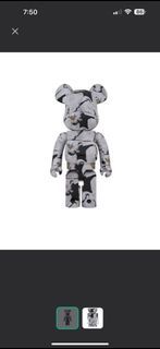 Banksy Flower Bomber Bearbrick 1000%