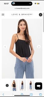 LAB Cala Pleated Camisole Top