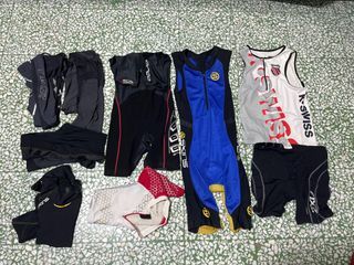 Triathlon running gear suit tights