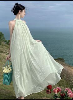 Mandarin collar dress