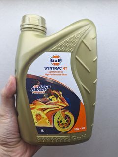 10w40 Gulf Syntrac 4T Motorcycle oil fully synthetic engine oil motorcycle engine oil