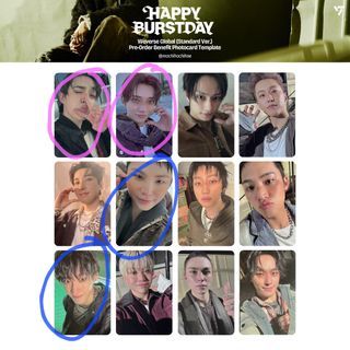 WTT Seventeen Happy Burstday SVT Weverse POB