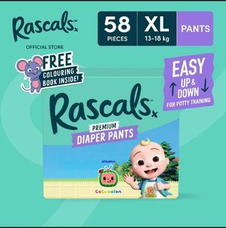 Limited Promo Free colouring book Rascal and Friends Cocomelon 2 boxes 3XL XXL XL L M