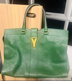 YSL Cabas Bag (green)