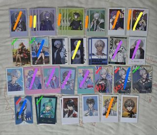 [wts] assorted nijisanji chekis | dytica rou kagetsu hoshirube rai voltaction chronoir kanae kuzuha 3skm luxiem lazulight ttt