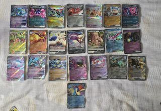 Pokemon Card Ex and V cards