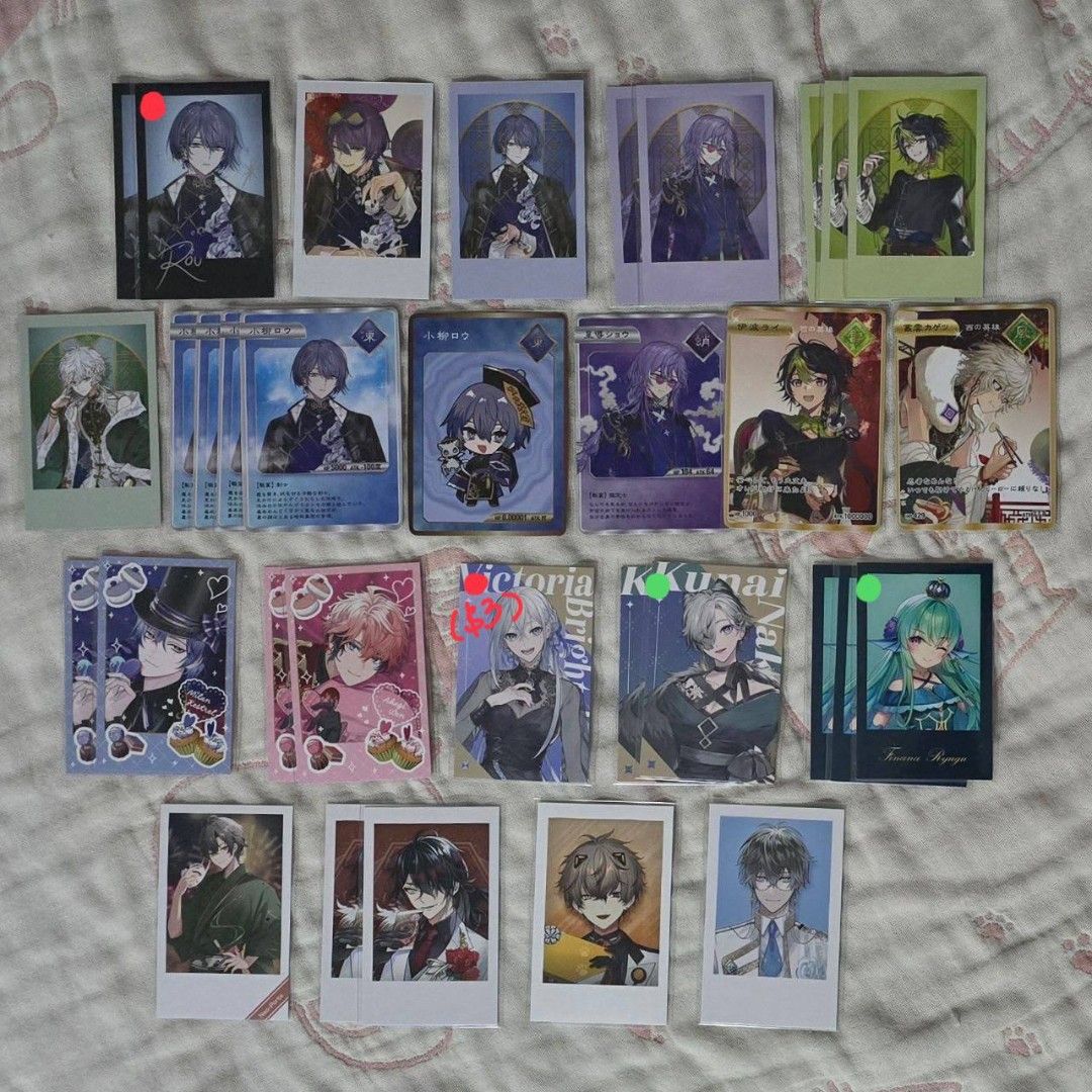 [wts] assorted nijisanji chekis | dytica rou kagetsu hoshirube rai voltaction chronoir kuzuha kitami 3skm luxiem lazulight ttt leo kuga (Category: J-Wave Merchandise) located in Singapore. Submitted by renrenmin (Listing ID 1376669455, Image 1). Description: ‼️ please claim through tele so that i can manage claims easier‼️ t.me/yunnistocks cheki masterlist | all my extras + mcr extras.. • red: $4 (unless stated) • unmarked: $3 • dytica tokuten: $