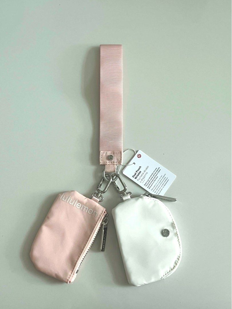 [NEW] lululemon dual pouch wristlet flush pink (Category: Purses & Pouches) located in Singapore. Submitted by loopyeppieee (Listing ID 1376909684, Image 1). Description: - new, unused with tag and original packaging! $58.
