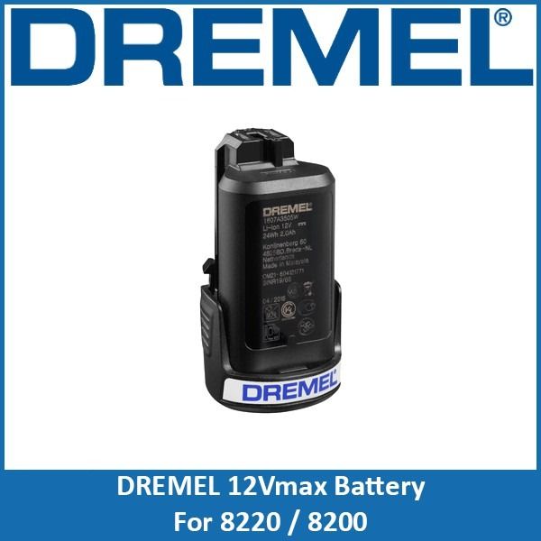New Dremel 8220 Dremel 8300 Dremel 8200 Battery 26150880JA ® 880 12V Li-ion Battery Pack (880) (Category: Everything Else) located in Singapore. Submitted by electrical.electronic (Listing ID 1372898890, Image 1). Description: 1 Piece 2AH x New Dremel 26150880JA ® 880 12V Li-ion Battery Pack (880) Self-collection here. Whilst stock lasts! New Genuine Dremel 26150880JA ® 880 12V Li-ion Battery Pack (880) Battery Packs 12V Li-Ion Battery Pack (880)
