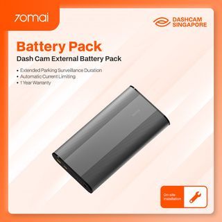 70mai Dash Cam Battery Pack | 96wH LiFePO₄ Power Bank | On‑Site Installation Available