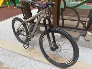 LiteSpeed Pinhoti titanium frame with Chris king headset