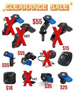 *CLEARANCE* QUADLOCK Motorcycle QUAD LOCK Mount Phone Holder for Car Bicycle & Motorcycle V1 V2 mirror clutch brake reservoir handlebar vibration dampener 🔥Cheapest & Authentic🔥Yamaha R15 MT15 MT03 xmax Kawasaki ZX4RR Honda CB150 CBR150 nmax Zedge Aerox