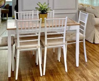 White Wooden Dining Table