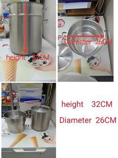 Stainless Steel Steamer Pot - 26cm Diameter