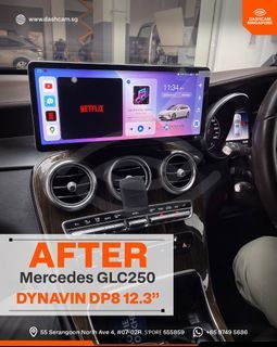 Mercedes Benz Android Headunit | Dynavin 12.3" DP8 Series | 4G/32G or 8G/128G | 4G SIM Support | Wireless CarPlay & Android Auto