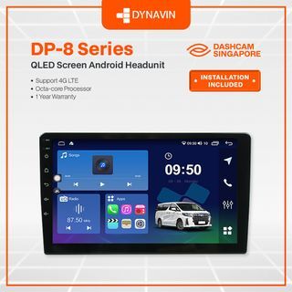Dynavin DP8 Android Head Unit | 4GB RAM | 4G SIM Support | Free Panel & Harness | Wireless CarPlay Android Auto | In-Car Infotainment Upgrade