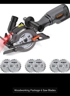Honest Mini Circular Saw with 6 Saw Blades and 2 Aluminium Blades