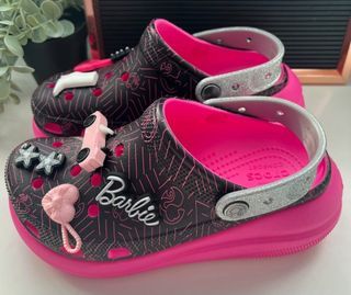 Crocs Crush Barbie Clogs with Jibbitz Charms