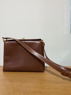 Gucci vintage brown shoulder bag