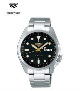 Seiko 5 Sports Automatic Watch - Black Dial - SRPE57K1