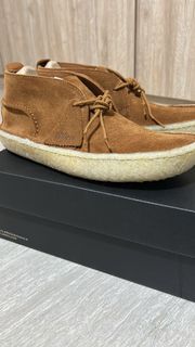 Clarks Desert Rain Dark Cola Sde Chukka Boots - Size 8