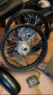 XSR155 Spoke Rims (Chrome) - Brand New