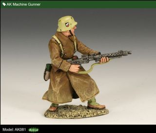 K&C AK Machine Gunner Figurine - AK081 - Retired