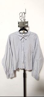 Striped Cropped Shirt
