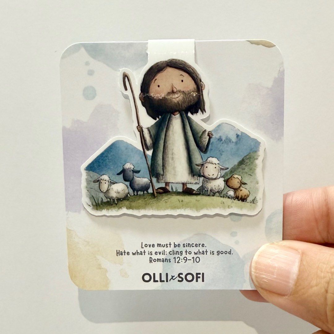 Set-of-3 Handmade faith-based magnetic bookmarks (Category: Handmade Craft) located in Singapore. Submitted by happygreendoll (Listing ID 1384924789, Image 3). Description: A set of 3. Free mail. Size is about 2” width each. .