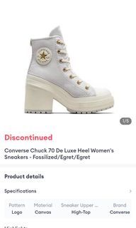 Converse Chuck 70 Deluxe Heels Women /Fossilized/Egret