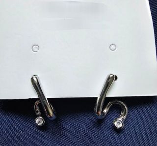 925 Silver Earrings with Crystal