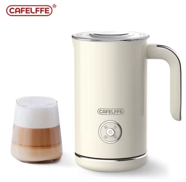 CAFELFFE Milk Frother - Creamy Latte at Home! (Category: Coffee Machines & Makers) located in Singapore. Submitted by domrene (Listing ID 1391914763, Image 1). Description: Enjoy cafe-quality lattes and cappuccinos with this CAFELFFE milk frother. Easy to use and clean. Perfect for coffee lovers! Still New as Used only twice. Refer to photo. No Trades, No Refund & No Exchange after Sold. Above Price before Postage / Courier Add $4 for Courier.