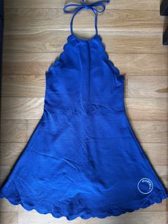 Marysia Bianca Halter Sports Dress - Cobalt Blue