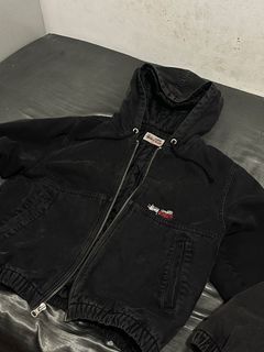 Stussy Workgear Black Hooded Jacket