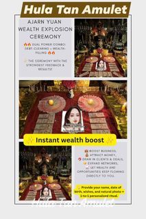 Overnight Wealth believed to be strong wealth attraction, windfall luck, career growth, business sales, love binding, attraction, foresight abilities, prediction, marriage relationship