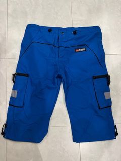 Blue Cargo Shorts