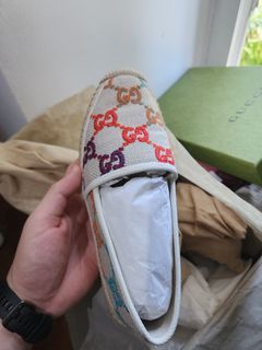 Gucci GG Multicolor Espadrilles - Size 38