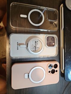 iPhone 15 Pro Max Cases - Clear, White, Pink