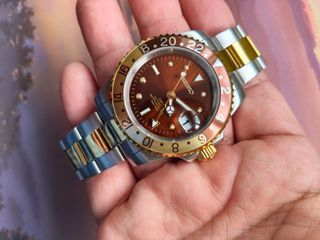 Seiko GMT Automatic Watch - Two-Tone (Seiko Mod)