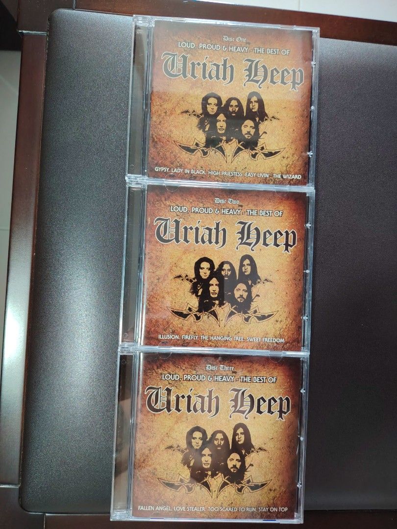 Uriah Heep - Loud, Proud & Heavy: The Best Of (3CD) (Category: CDs & DVDs) located in Singapore. Submitted by 1lifeliveit (Listing ID 1414677114, Image 1). Description: Collectors items, One of the Rare Uriah Heep songs which I bought from Europe. Original & Great soundtrack, sorry will not sell cheap. Thanks for viewing .