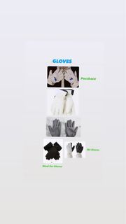 Winter Gloves - Ski/Wool/Fur Decathlon Pochacco White Black Grey Thick Warm Cold Wear Hand Mittens Korean Fashionable Accessory Accessories Ulzzang Skiing Wedze 滑雪冬天手套
