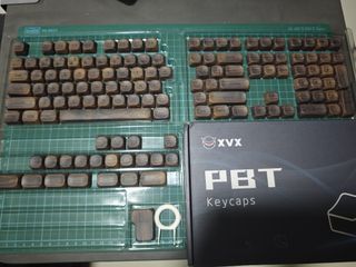 XVX PBT Wood Keycaps Set