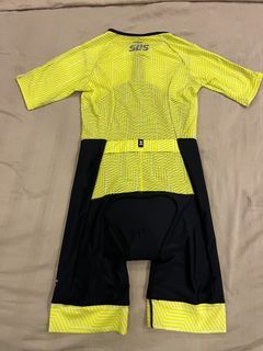 Mens' Pro Aero Triathlon Suit - Lime - Small